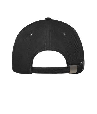 Unisexe Casquette de travail à 6 panneaux - COLOR - Noir 10224