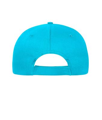 Unisex 6 Panel Cap Bio Cotton Turquoise 10230