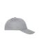 Unisex 6 Panel Cap Bio Cotton Lichtgrijs 10230