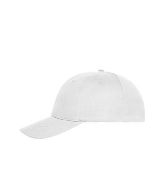 Unisex 6 Panel Cap Bio Cotton Wit 10230