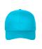 Unisex 6 Panel Cap Bio Cotton Turquoise 10230