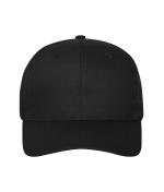 Unisex 6 Panel Cap Cotton Black 10230