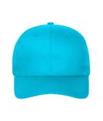 Unisex 6 Panel Cap Cotton Turquoise 10230