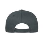 Unisex 6 Panel Cap Cotton Graphite 10230