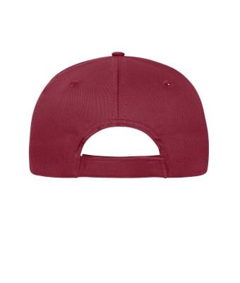 Unisex 6 Panel Cap Cotton Burgundy 10230