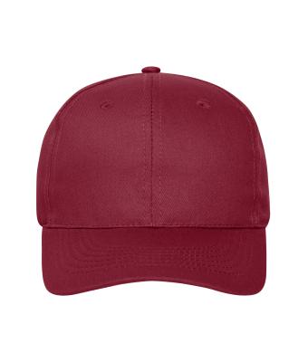 Unisex 6 Panel Cap Cotton Burgundy 10230
