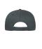 Unisex 6 Panel Cap Organic Cotton Graphite 10230