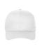 Unisex 6 Panel Cap Organic Cotton White 10230