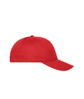 Unisex 6 Panel Cap Organic Cotton Red 10230