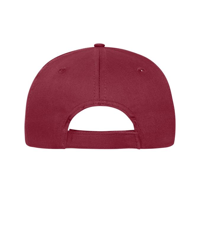 Unisex 6 Panel Cap Dieprood 10230