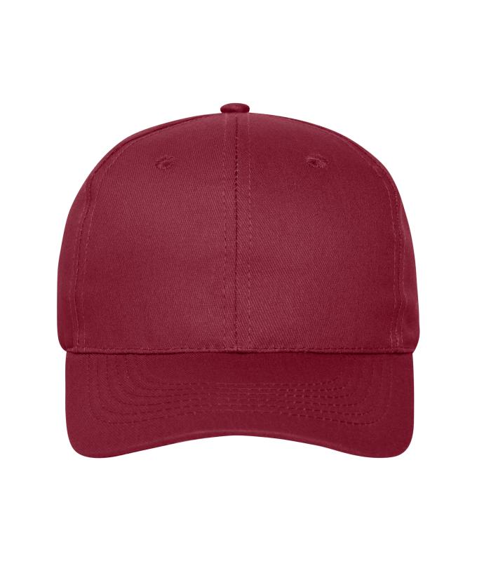 Unisex 6 Panel Cap Dieprood 10230