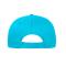 Unisexe Casquette 6 panneaux en coton bio Turquoise 10230