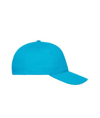Unisex 5 Panel Cap Bio Cotton Turquoise 10231