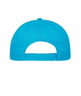 Unisex 5 Panel Cap Bio Cotton Turquoise 10231