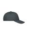 Unisex 5 Panel Cap Bio Cotton Graphite 10231