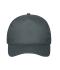 Unisex 5 Panel Cap Bio Cotton Graphite 10231