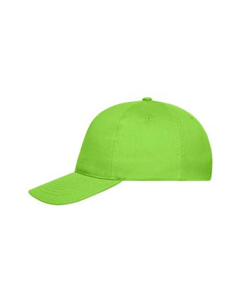 Unisex 5 Panel Cap Bio Cotton Lime 10231
