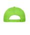 Unisex 5 Panel Cap Bio Cotton Lime 10231