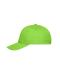 Unisex 5 Panel Cap Bio Cotton Lime-green 10231