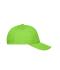 Unisex 5 Panel Cap Bio Cotton Lime-green 10231