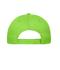 Unisex 5 Panel Cap Bio Cotton Lime-green 10231