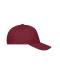 Unisex 5 Panel Cap Bio Cotton Dieprood 10231
