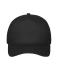 Unisex 5 Panel Cap Bio Cotton Zwart 10231