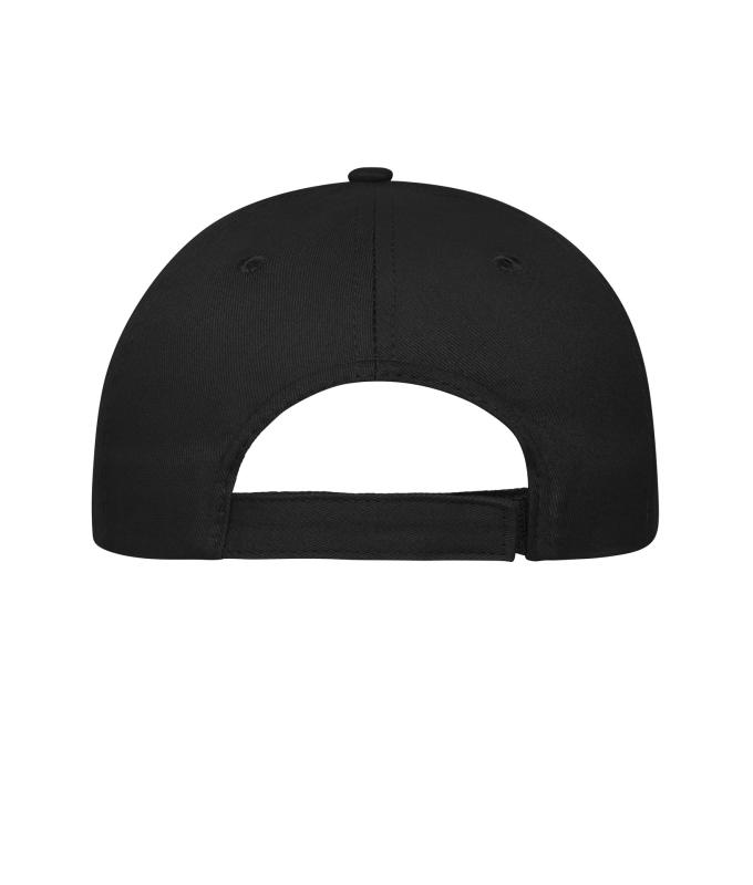 Unisex 5 Panel Cap Black 10231
