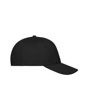 Unisex 5 Panel Cap Cotton Black 10231