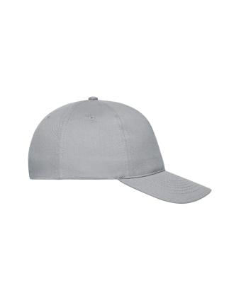 Unisex 5 Panel Cap Cotton Light-grey 10231