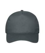 Unisex 5 Panel Cap Cotton Graphite 10231
