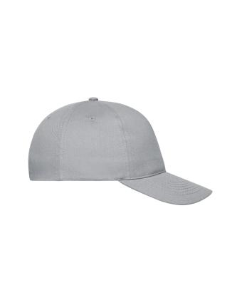 Unisex 5 Panel Cap Cotton Light-grey 10231
