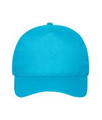 Unisex 5 Panel Cap Cotton Turquoise 10231