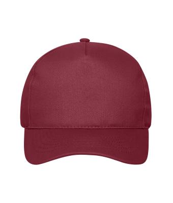Unisex 5 Panel Cap Cotton Dieprood 10231