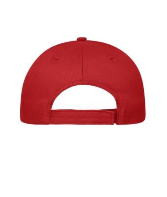 Unisex 5 Panel Cap Cotton Red 10231