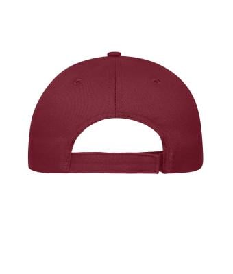Unisex 5 Panel Cap Cotton Burgundy 10231