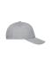 Unisex 5 Panel Cap Organic Cotton Light-grey 10231