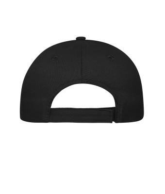 Unisex 5 Panel Cap Organic Cotton Black 10231