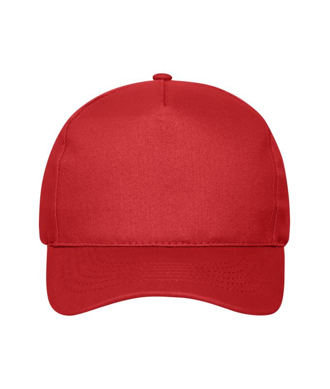 Unisex 5 Panel Cap Red 10231