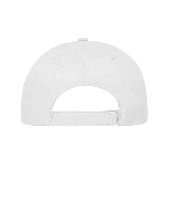 Unisex 5 Panel Cap White 10231