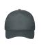 Unisexe Casquette 5 panneaux en coton bio Graphite 10231