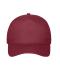 Unisexe Casquette 5 panneaux en coton bio Bourgogne 10231