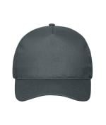 Unisexe Casquette 5 panneaux en coton Graphite 10231