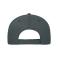 Unisex 5 Panel Sandwich Cap Bio Cotton Grafiet/rood 10232
