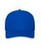 Unisex 5 Panel Sandwich Cap Bio Cotton Royal/wit 10232