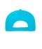 Unisex 5 Panel Sandwich Cap Bio Cotton Turquoise/wit 10232