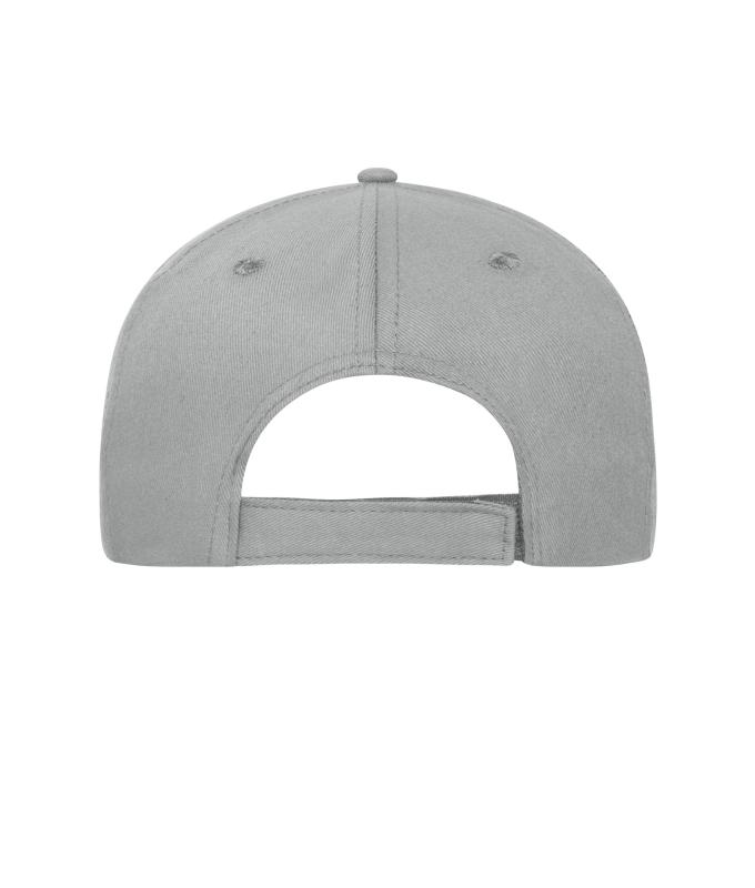 Unisex 5 Panel Sandwich Cap Light-grey/black 10232