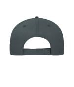 Unisex 5 Panel Sandwich Cap Cotton Graphite/red 10232