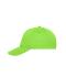 Unisex 5 Panel Sandwich Cap Organic Cotton Lime-green/white 10232