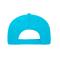 Unisex 5 Panel Sandwich Cap Organic Cotton Turquoise/white 10232